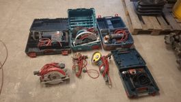 Profi-Werkzeugset 7 Geräte (Bosch, Makita, Metabo)