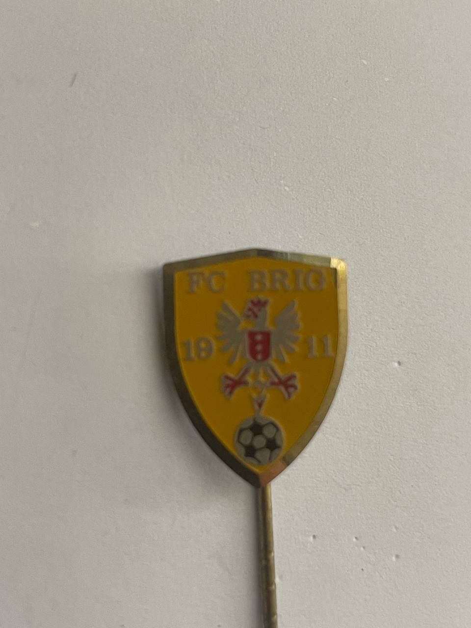 Placchette & Badge: 176. Anstecknadel - FC Brig – Usato da Luzern venduto da Irek