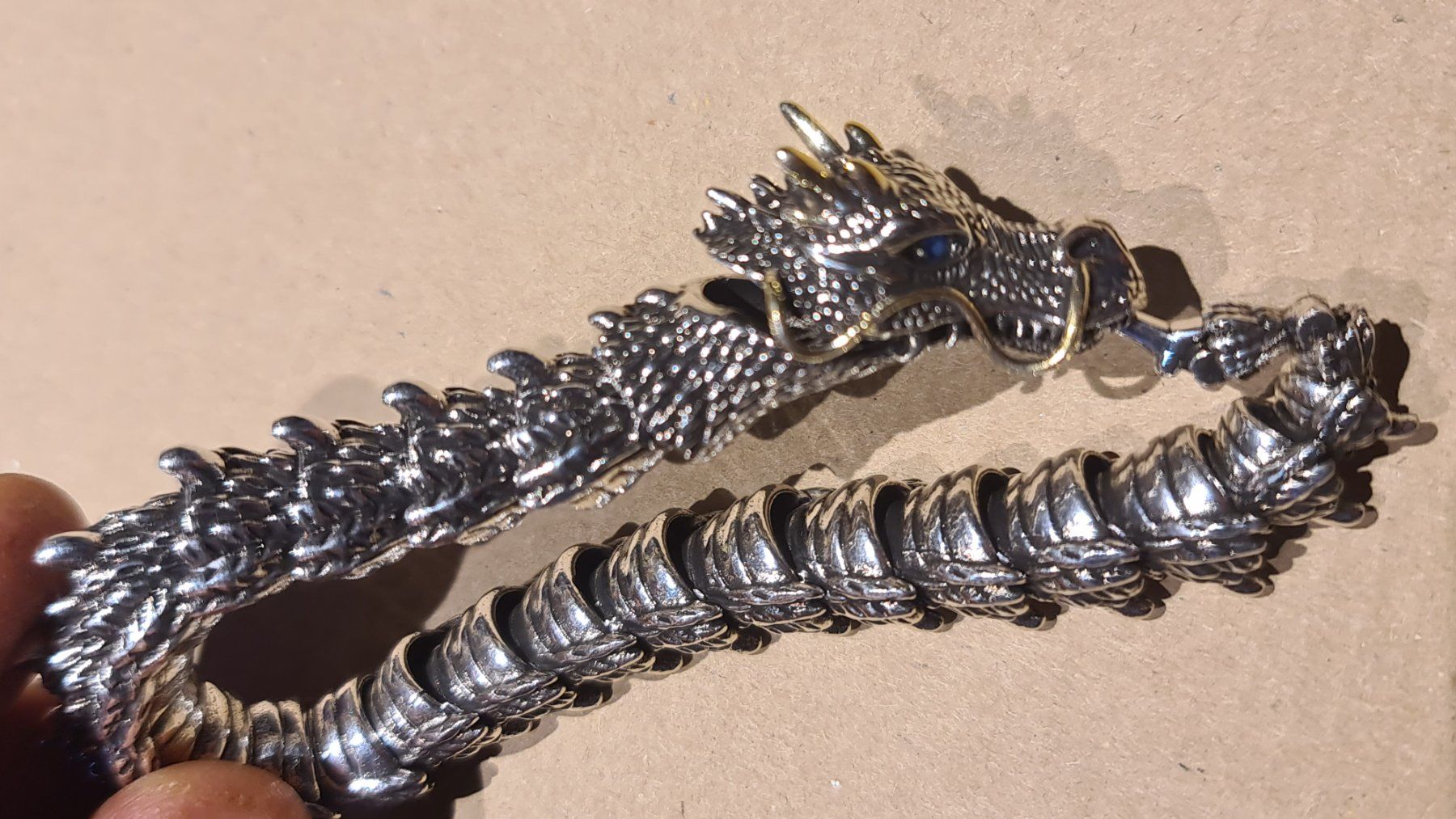 Bracciali & Braccialetti: Herren Armband Dragon 24cm – Nuovo e nell'imballaggio originale da Uerkheim venduto da Kaufoption 8