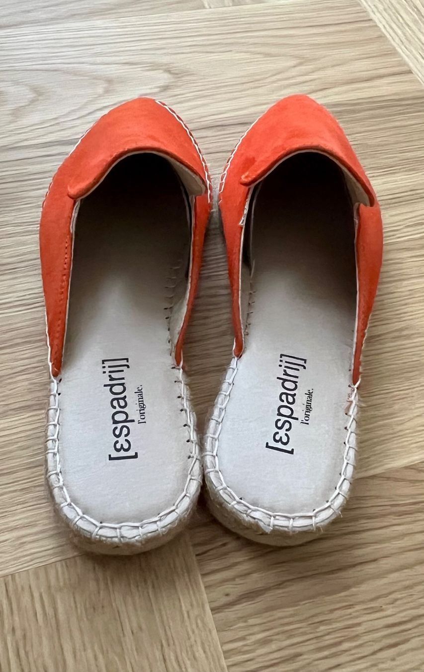 Scarpe da donna: Espadrilles von Espadrij -  Orange, Grösse 38 – Usato da Basel venduto da zukk_ 1