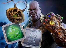 1 OZ Silbermünze Marvel Time Stone !!ABSOLUTE RARITÄT!!
