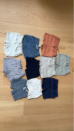 10er Set: Kurze Hosen für Jungen, Grösse 62/68