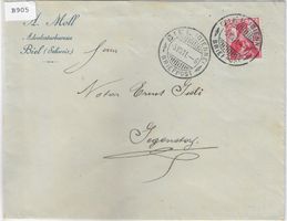 A. Moll Biel/Bienne 5.VIII.11 to Jegenstorf