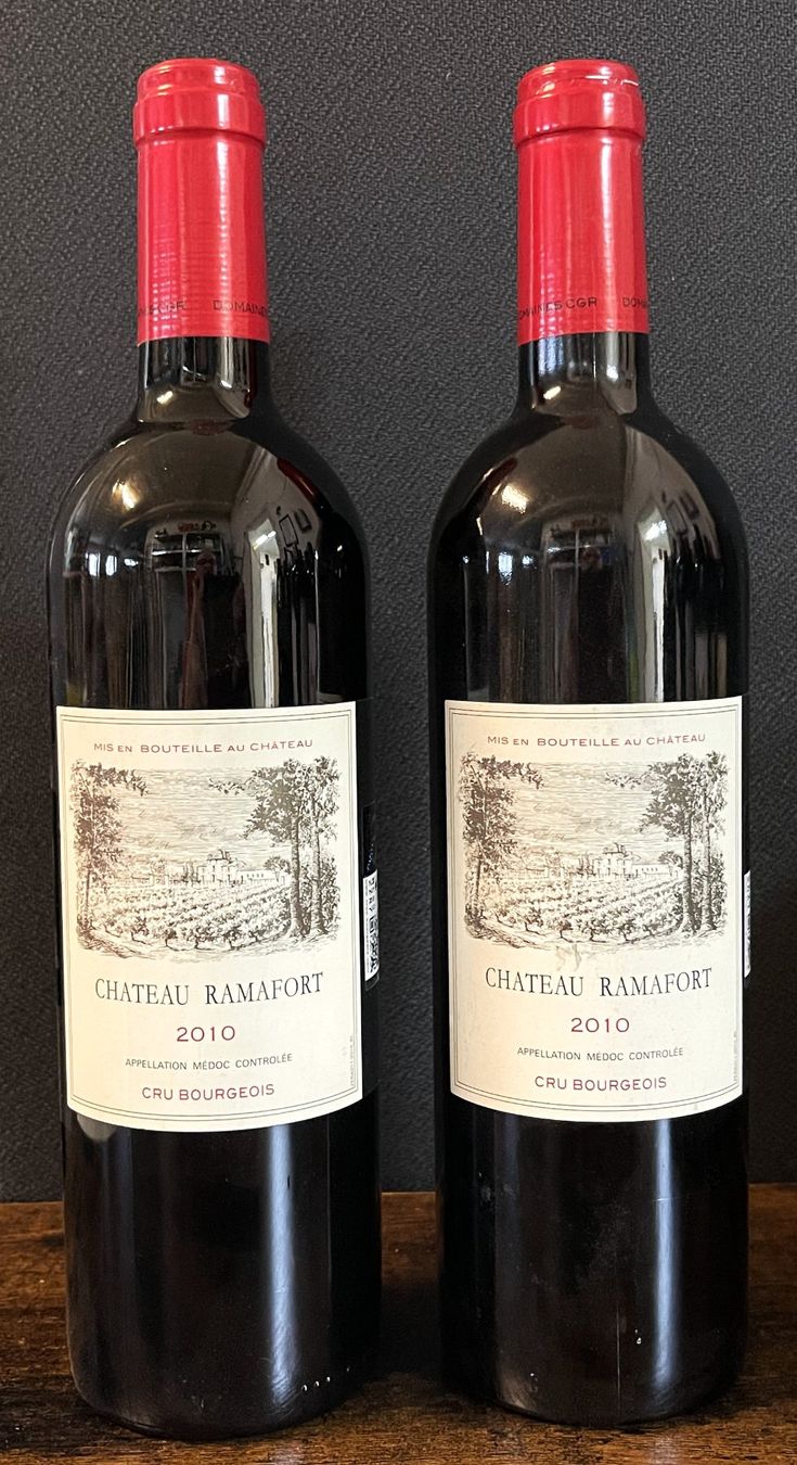 Vino: 2 x 2010 Château RAMAFORT CRU BOURGEOIS – Nuovo e nell'imballaggio originale da Oftringen venduto da Vucki 2