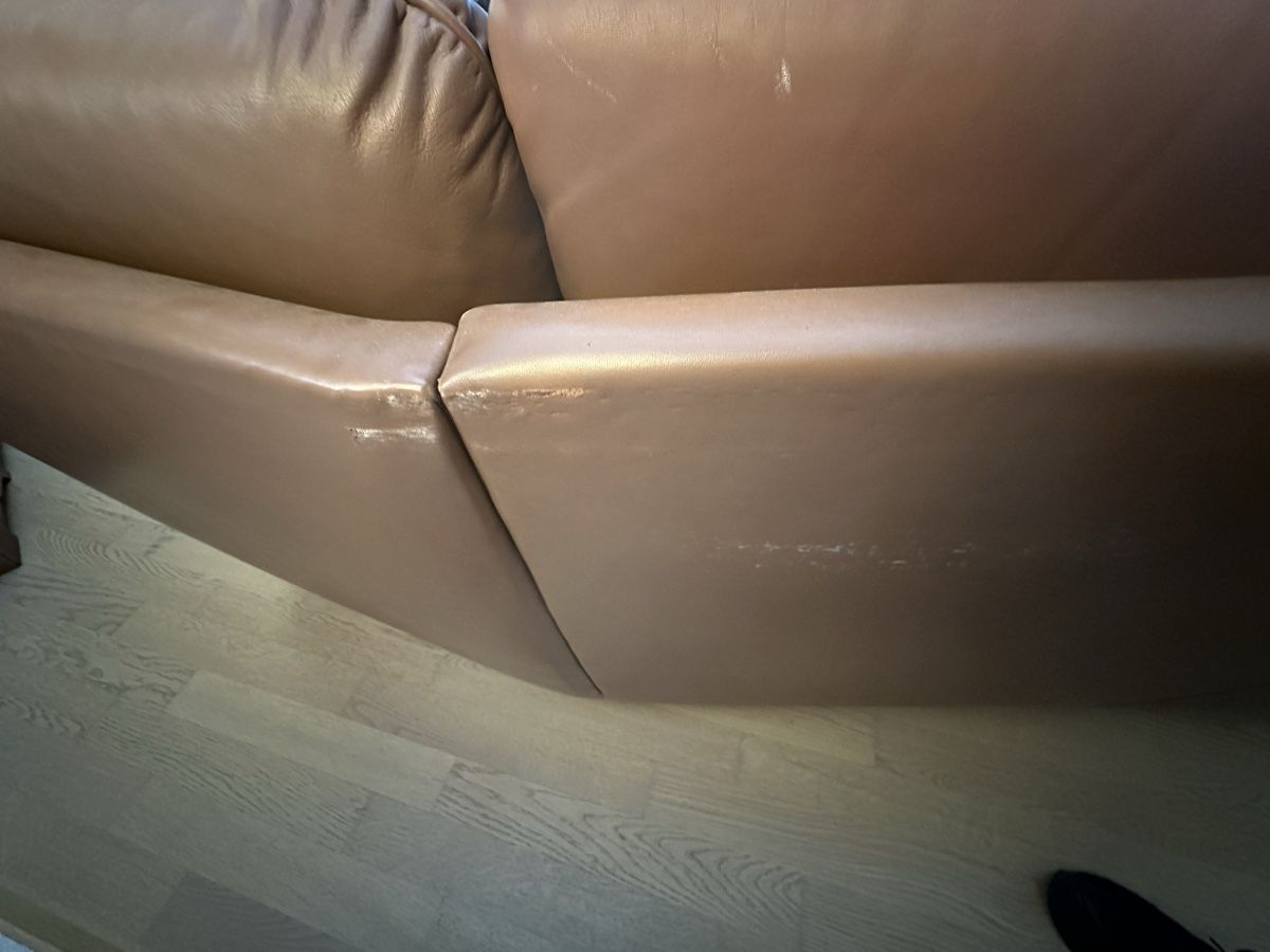 Sofas: Super Angebot!!!VINTAGE Ecksofa Leder!!! – D'occasion à Oberbipp par Angel_Queen 3