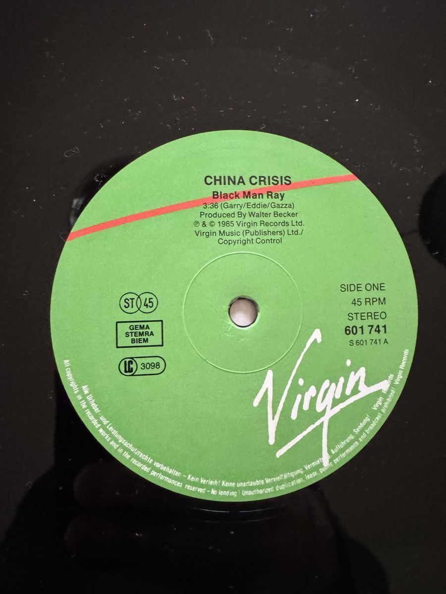 Dischi in vinile: China Crisis - Black Man Ray - 12" Maxi – Usato da Rorbas venduto da BlackstarRecords 2