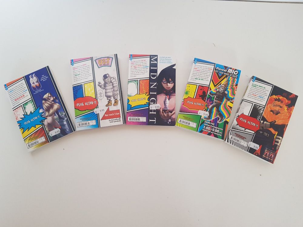 Fumetti: 5x Manga My Hero Academia Comic Bücher 1 bis 5 - Neu – Nuovo (secondo la descrizione) da Bassersdorf venduto da retrolab 1