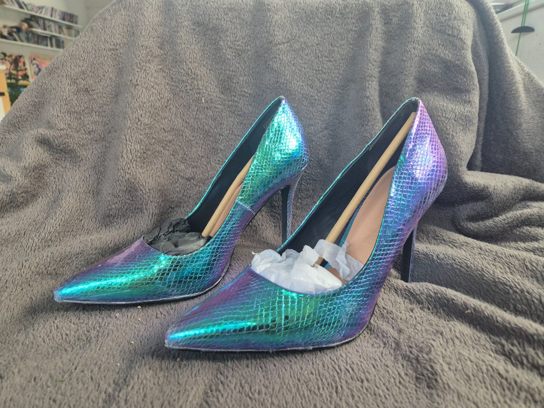 Scarpe da donna: Glitzernde High Heels Grösse 40 – Usato da Zeglingen venduto da nathalie811 1