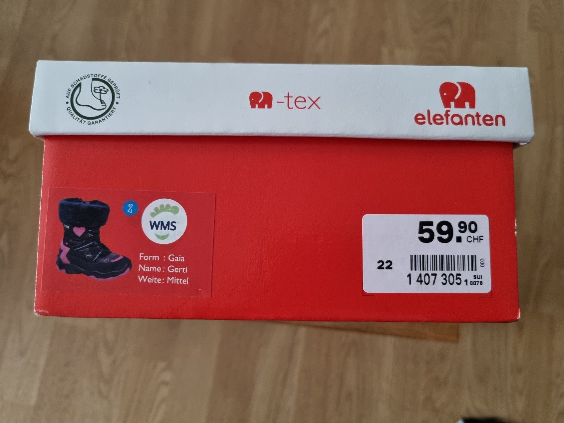 Elefanten Scarpe per ragazzi: Winterschuhe Elefanten, Gr. 22 – Usato da Bremgarten AG venduto da wellea 3