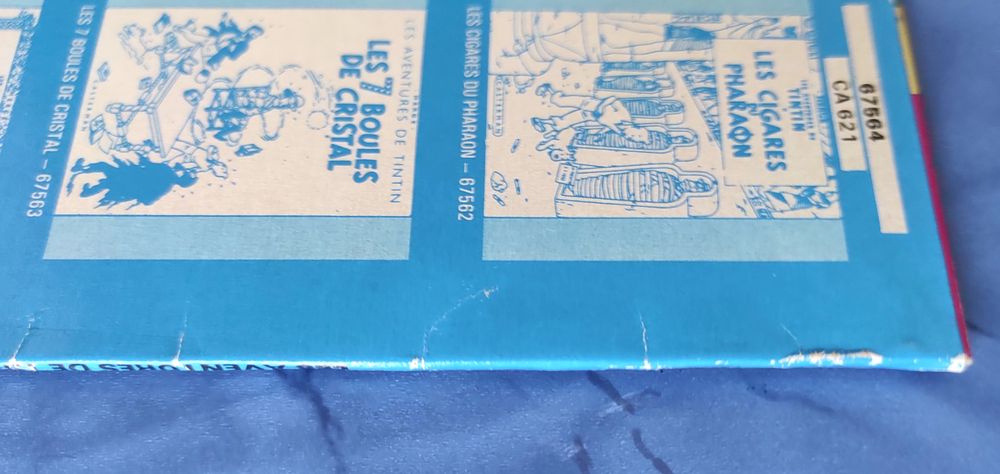 Disque BD Tintin - Les Cigares du Pharaon Disque vinyle 33 tours