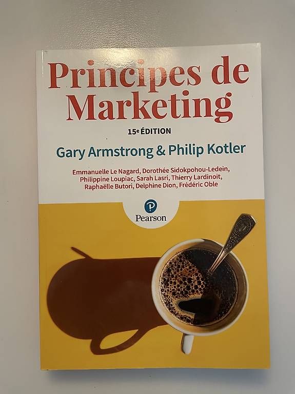 Bücher: Livre Principes de Marketing – Gebraucht aus Morens FR von Val-sch