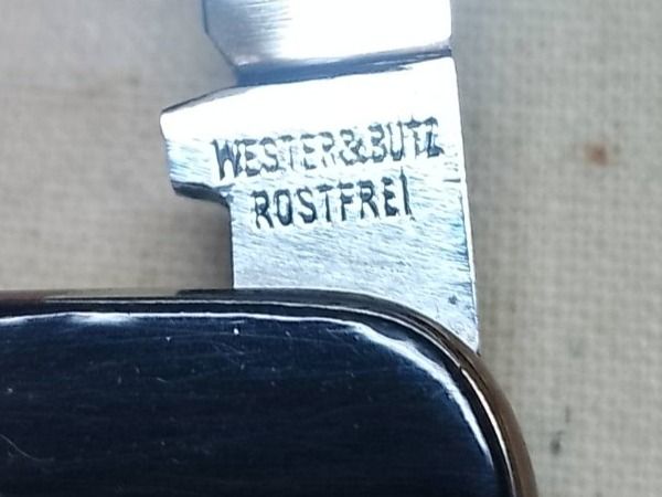 Coltelli tascabile: Messer - Vintage - "WESTER & BUTZ" – Usato da Sorengo venduto da 74in 3