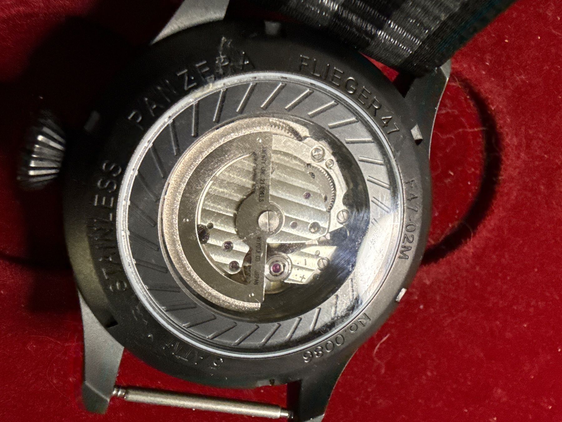 Orologi: Panzera Flieger 47 Automatic 46 mm – Usato da Pfeffingen venduto da Allhandelklgwatches 4