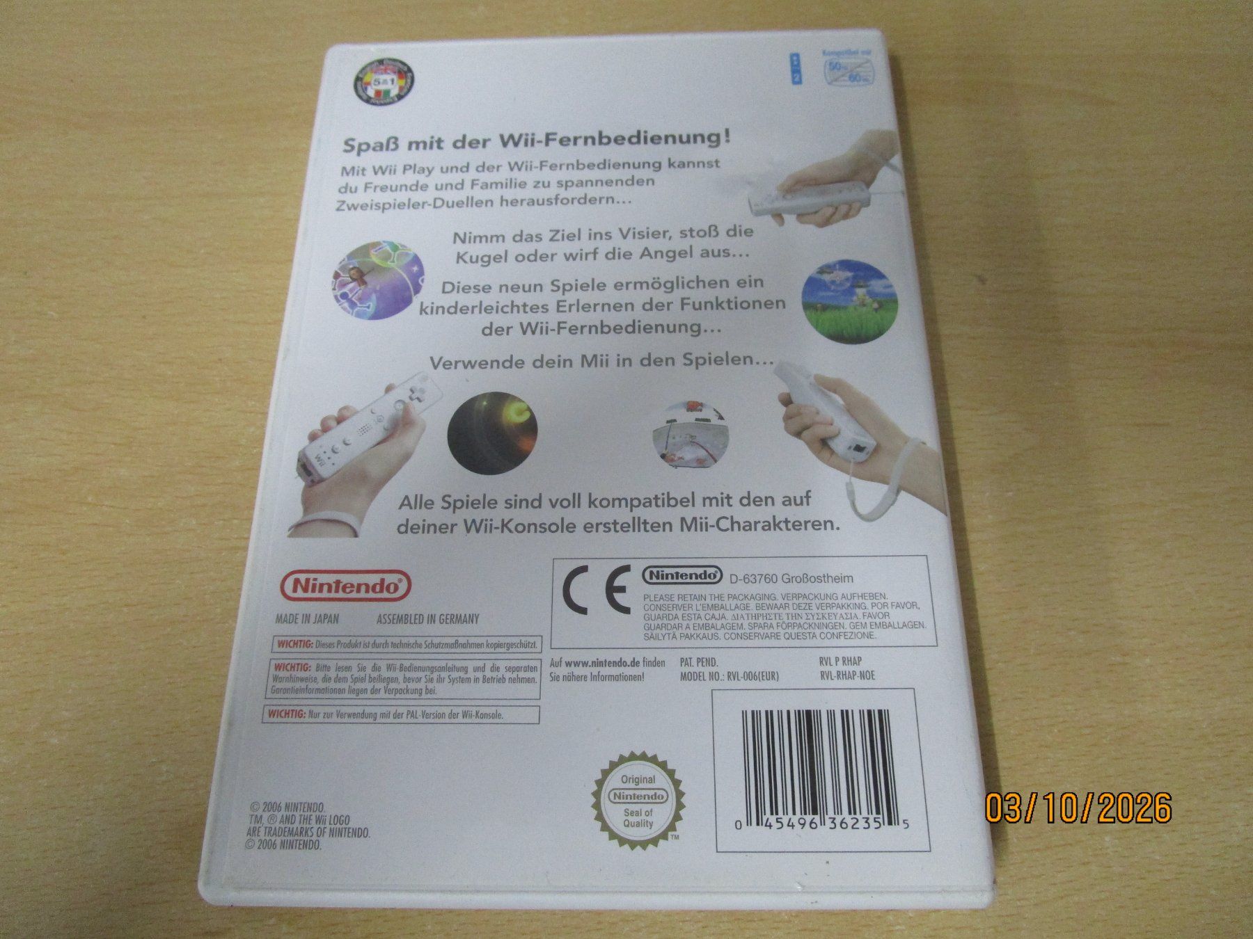 Nintendo Giochi: Wii Play Nintendo Wii – Usato da Goldau venduto da agestuffer 1