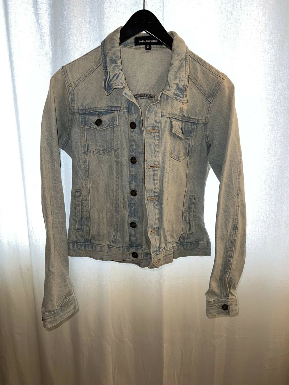 Giacche: Jeansjacke, hellblau, Gr. XS / S – Nuovo (secondo la descrizione) da Sarmenstorf venduto da taosun2