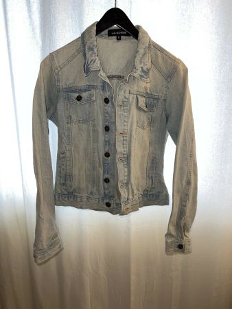 Jeansjacke, hellblau, Gr. XS / S