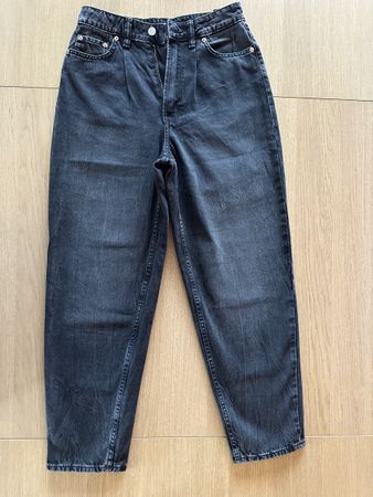 H&M - jeans noir taille haute - Taille 36