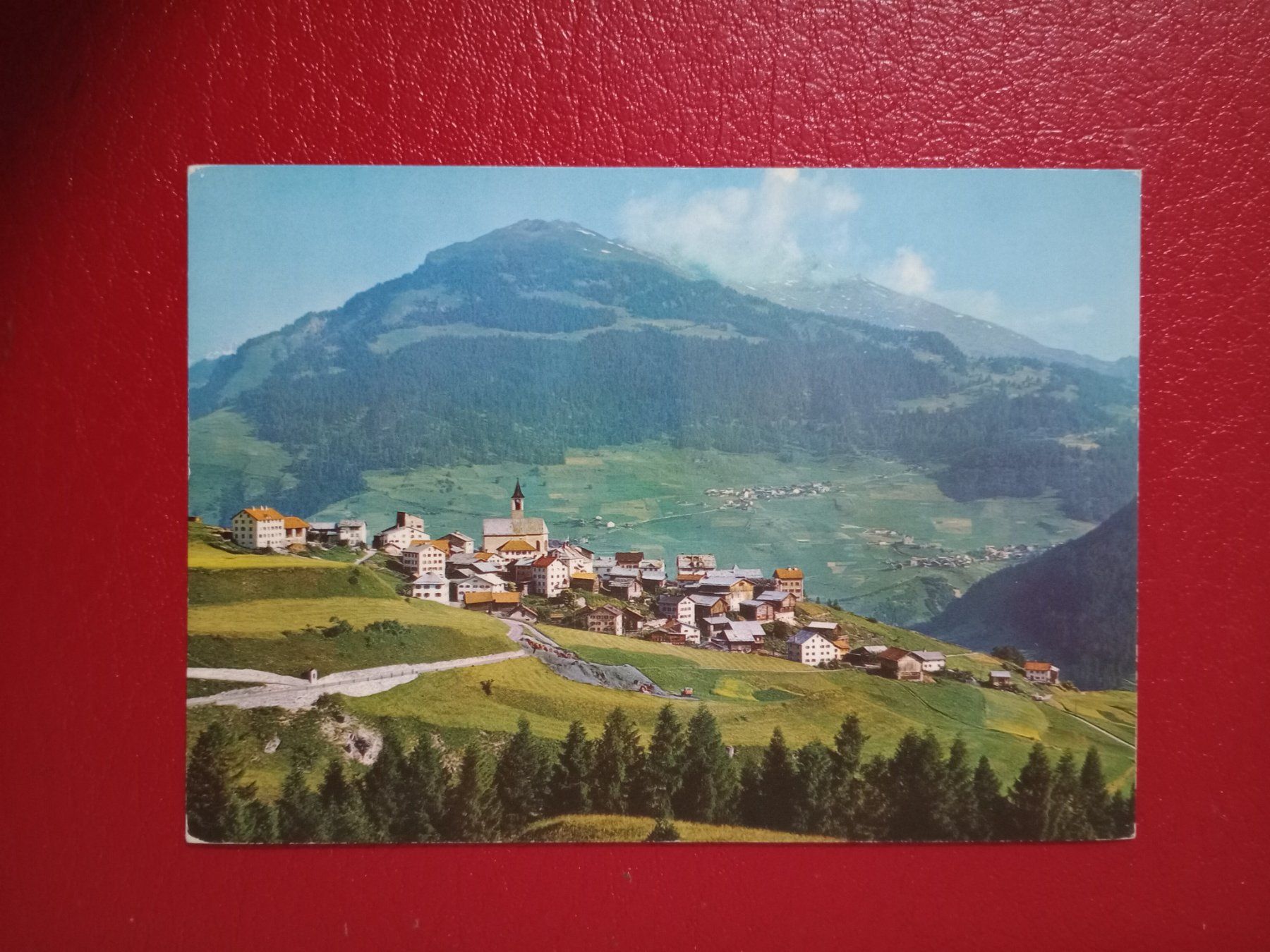 Cartoline postali: Stierva Graubünden mit Piz Scalottas – Usato da Küttigen venduto da Melisch1000