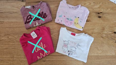 Langarmshirts Grösse 74