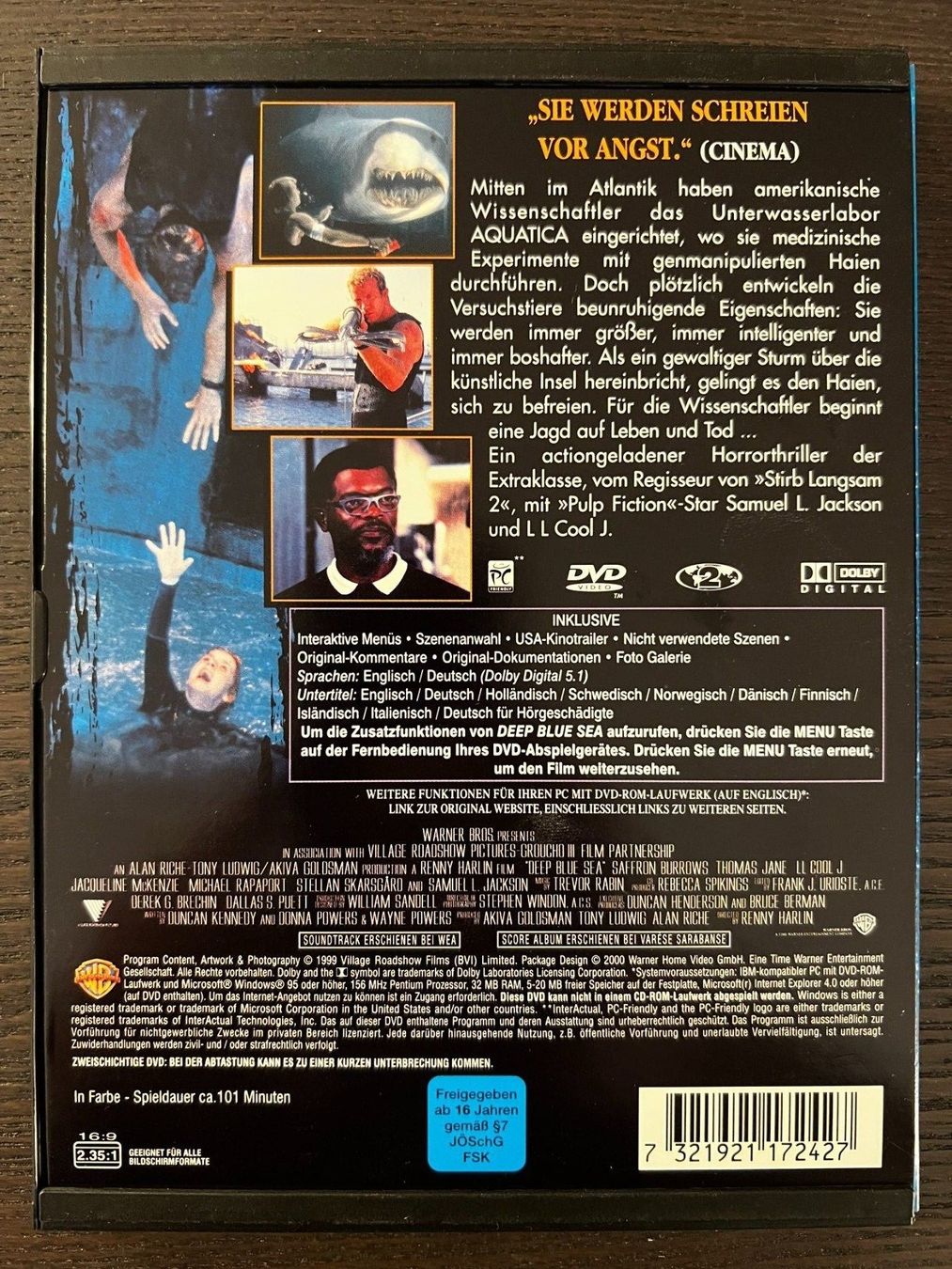 Tutti i DVDs: Deep Blue Sea – Usato da Zürich venduto da FilmFreunde 1