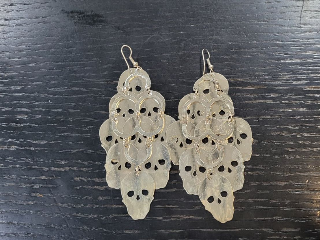 Ohrringe & -stecker: Totenkopf Skull Ohrringe – Neu (gemäss Beschreibung) aus Figino von MabaStore24 2