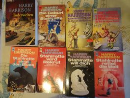 Harry Harrison - Science Fiction Konvolut, 8 Bücher Fantasy