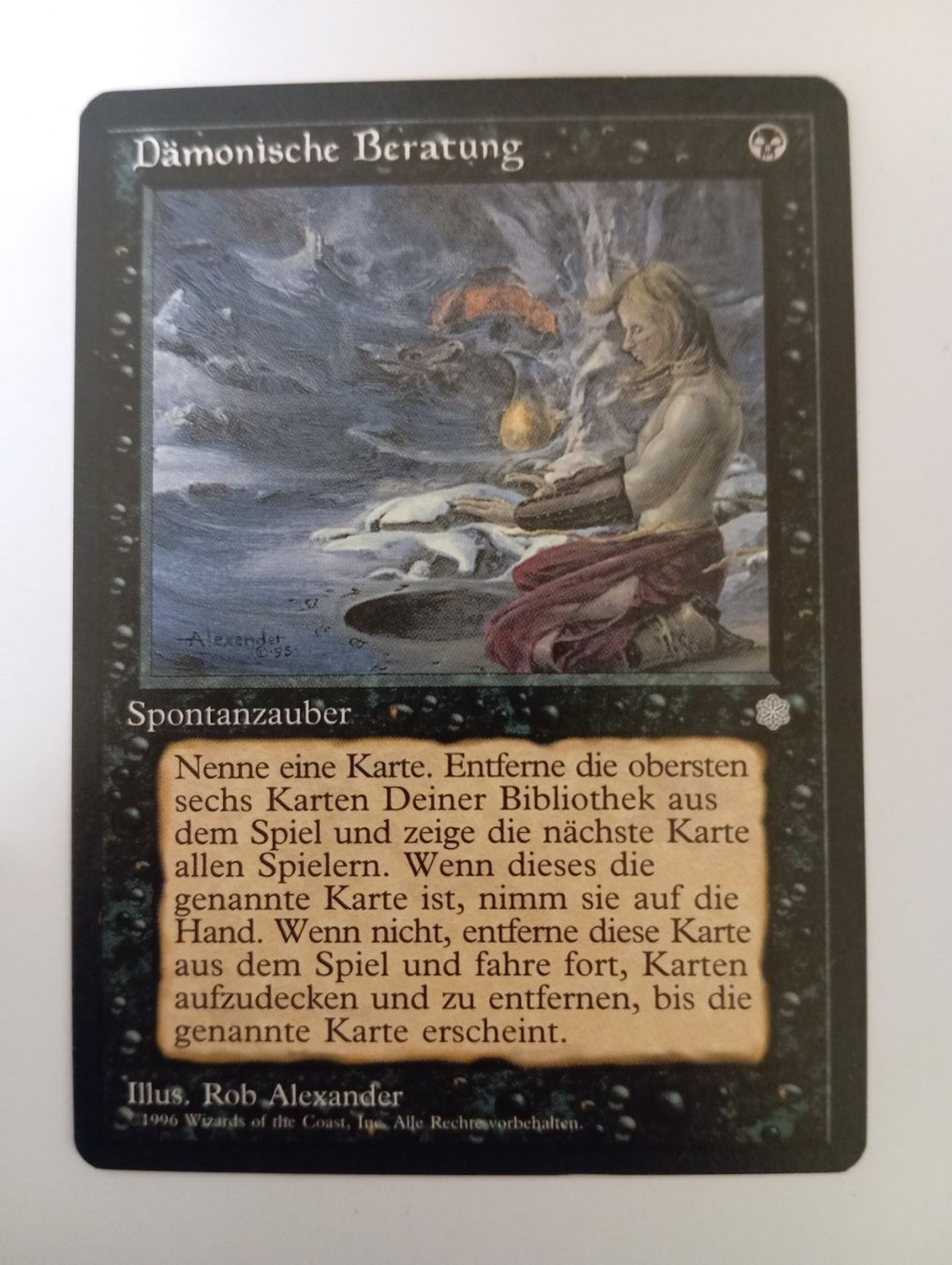 Magic The Gathering Carte collezionabili: MTG Single: Dämonische Beratung EX DE – Usato da Biel/Bienne venduto da Wolfsrudel999