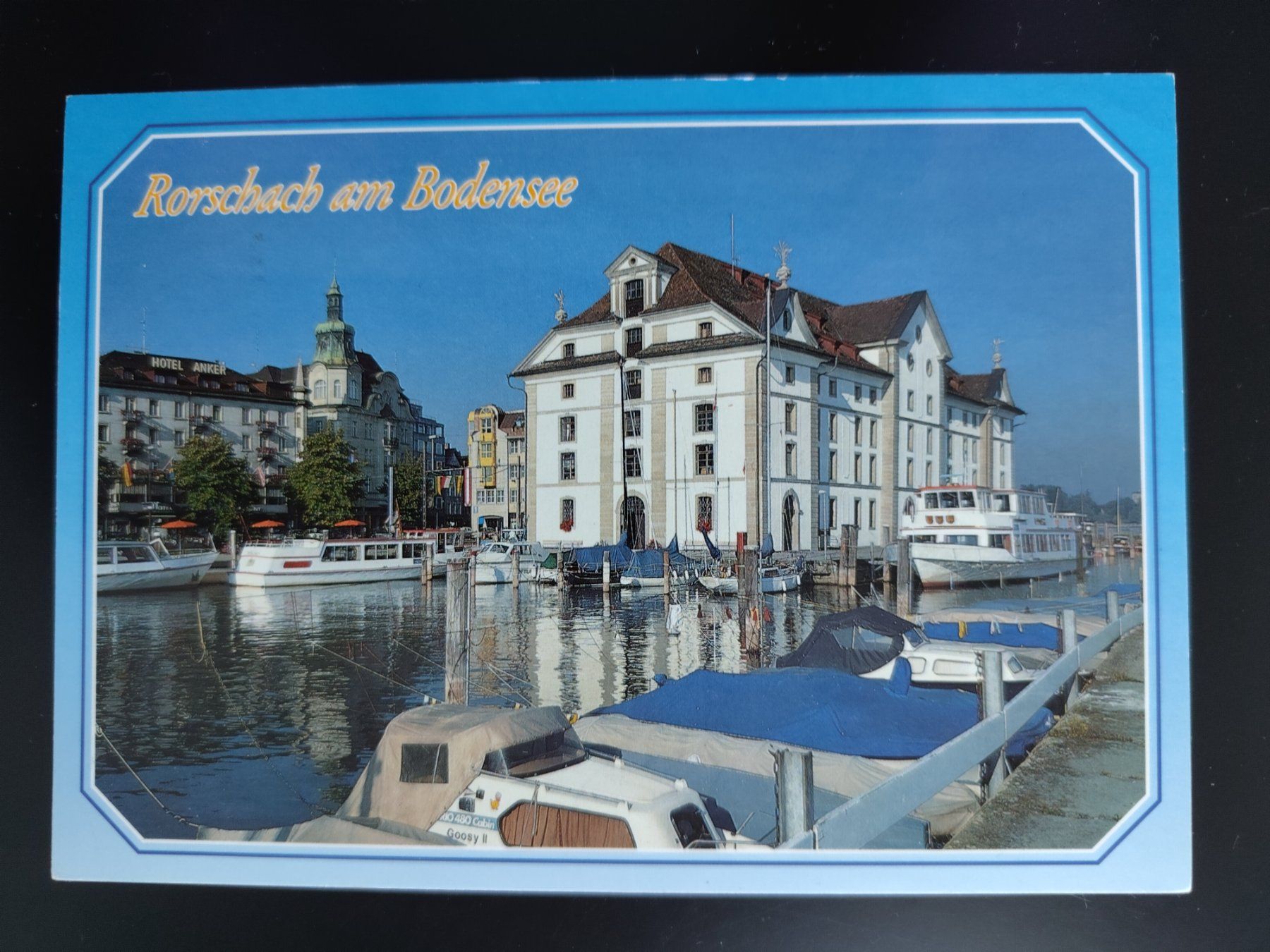 Ansichtskarten: Schiff DS  Rorschach am Bodensee dat.1980 – Gebraucht aus Ohmstal von Lebensfreude05