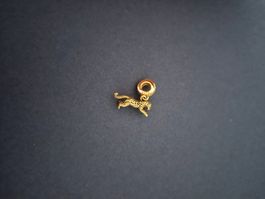 Silber Charm Tiger goldig +Garantie