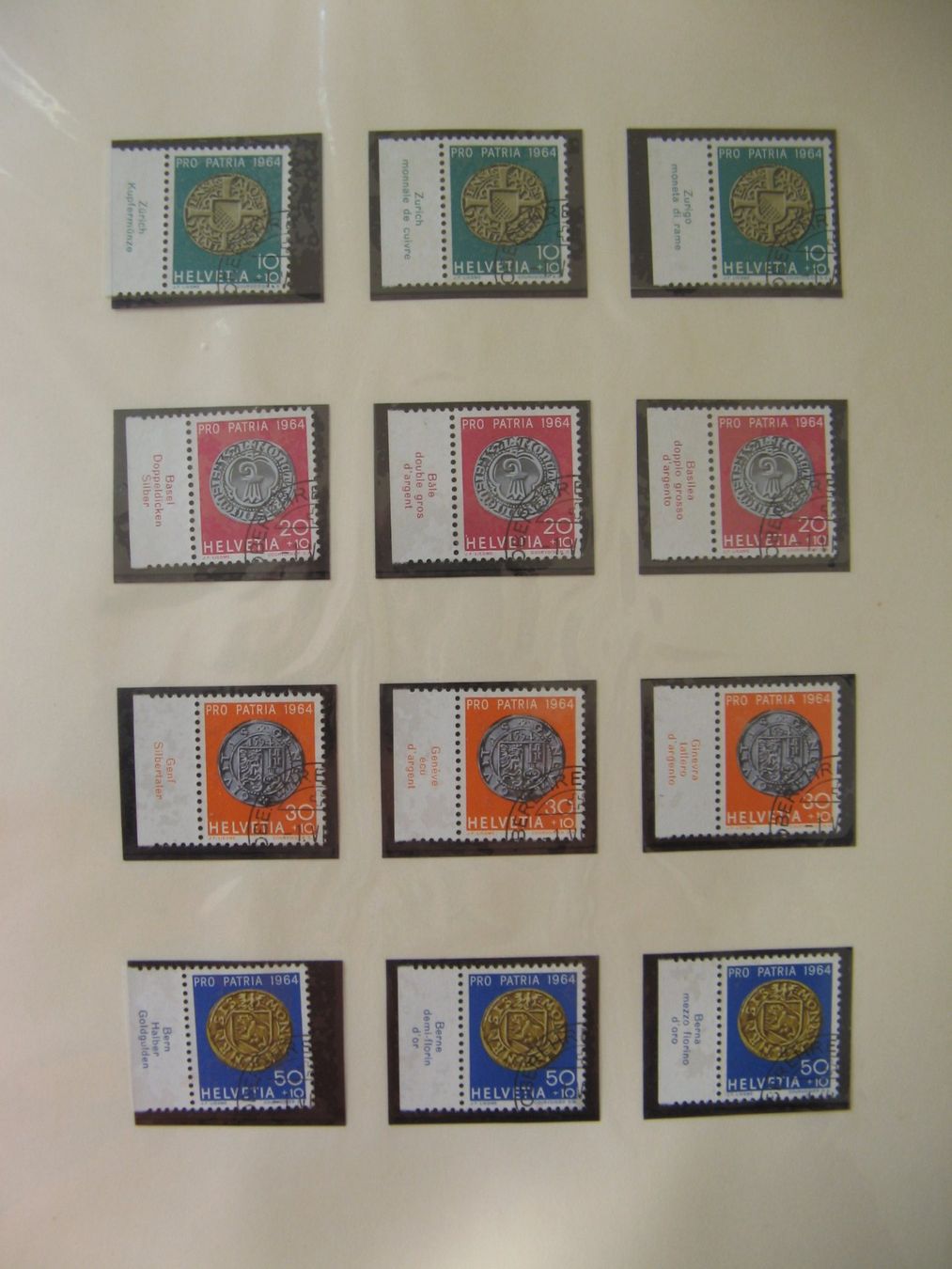 Alle Briefmarken: PP 1961 - 1967 mit Tabs – Gebraucht aus Frauenfeld von Interessent1 2