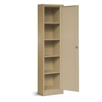 Aktenschrank Büroschrank 185x45x40cm - Beige