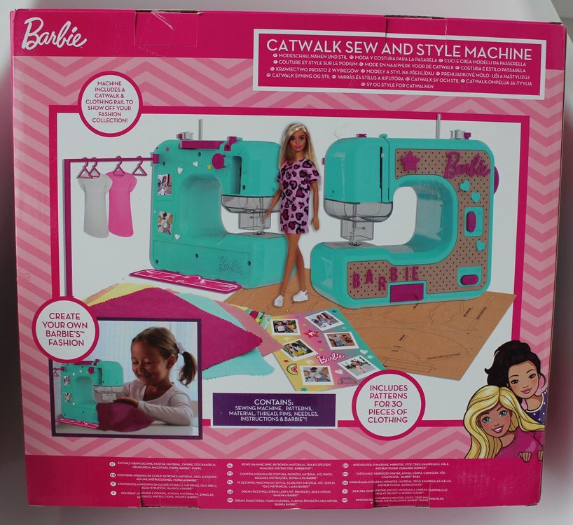 Machine à coudre Barbie / CATWALK SEW AND STYLE MACHINE NEU! Kaufen