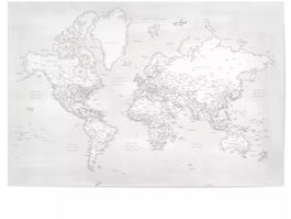 Weltkarte Poster 90x60cm