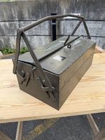 Armee Werkzeugkiste Metall Vintage