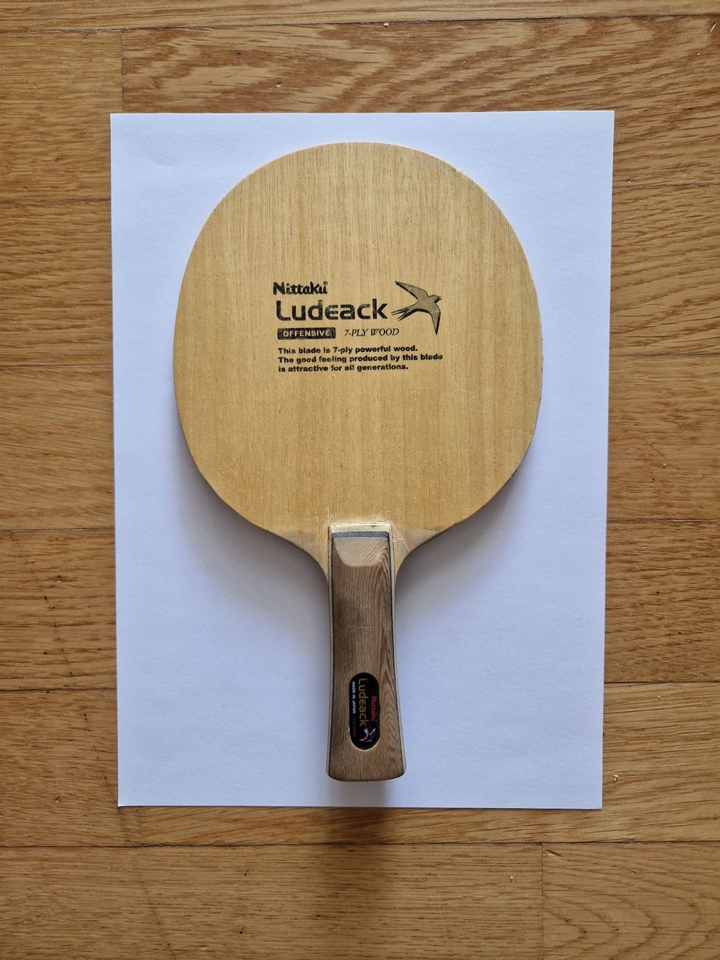 Racchette: Nittaku Ludeack TT Holz – Usato da Zug venduto da carpediem2000