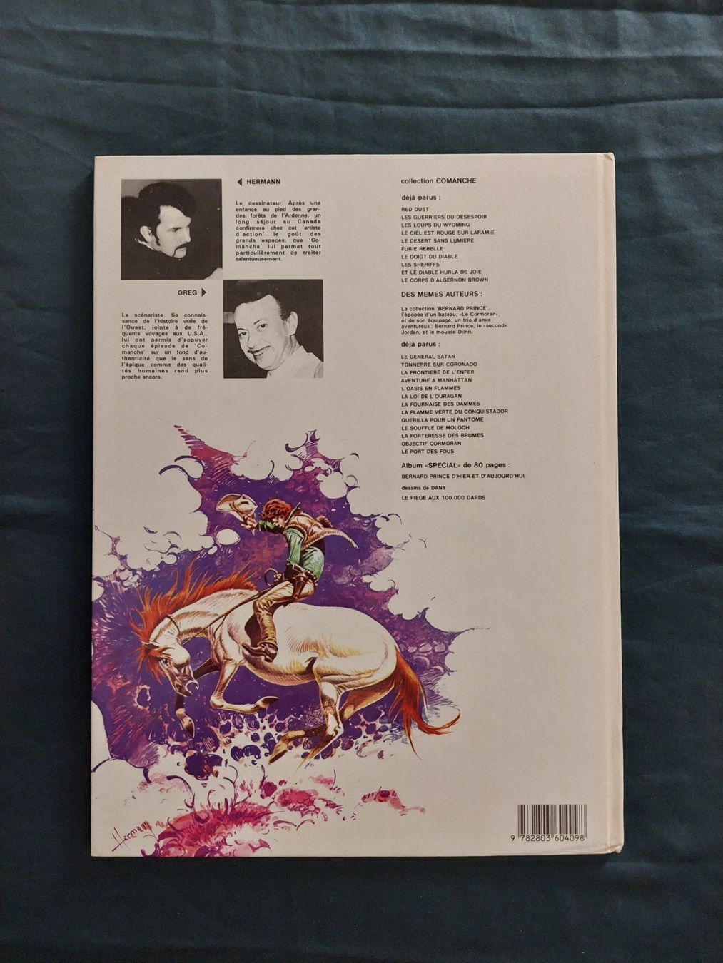 Fumetti: Comanche T.10 Le Corps D'Algernon Brown EO 1983 BE+ – Usato da Genève venduto da Blu_BD 2