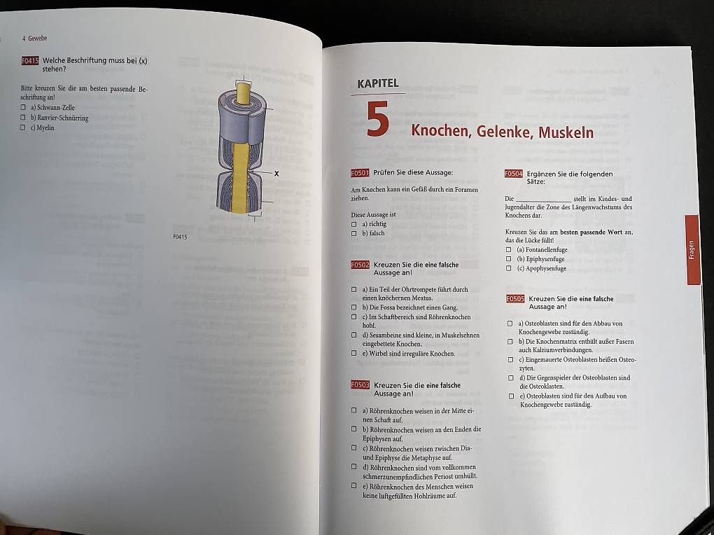 Bücher: Anatomie durch Ankreuzen, Medizin Berufsschule – Neu (gemäss Beschreibung) aus Luzern von Feliz 1