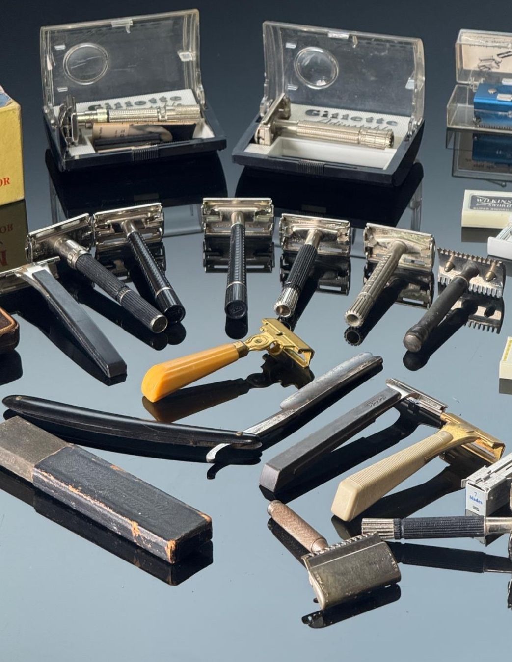 Gillette Rasoi & Lamette da barba: Rasoio di sicurezza Gillette Adjustable con custodie – Usato da genève venduto da tomasch02 6