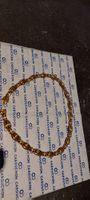 Goldcollier mit Strass ca 42cm neu ungebrucht von Cabouchon