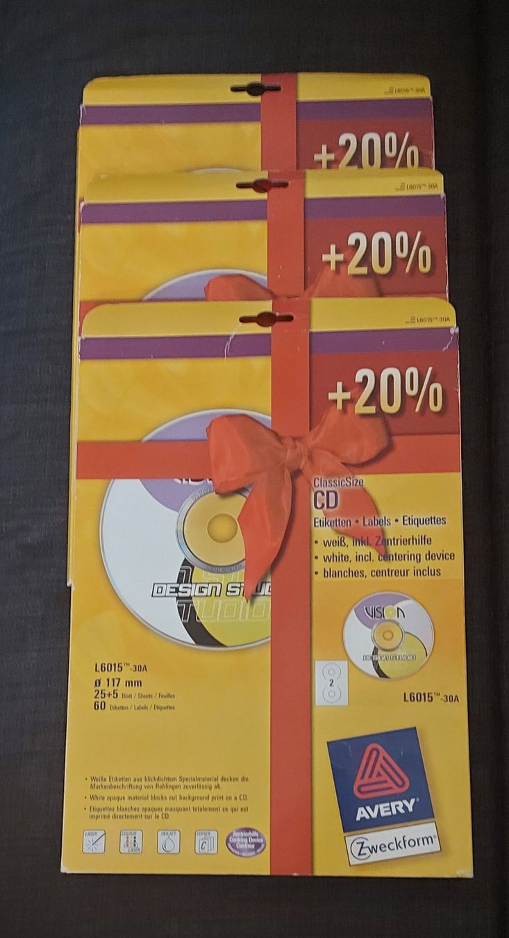 Avery Zweckform Sticker: Étiquettes Étiketten CD – Nuovo e nell'imballaggio originale da moudon venduto da jaunejaunelapinjaune