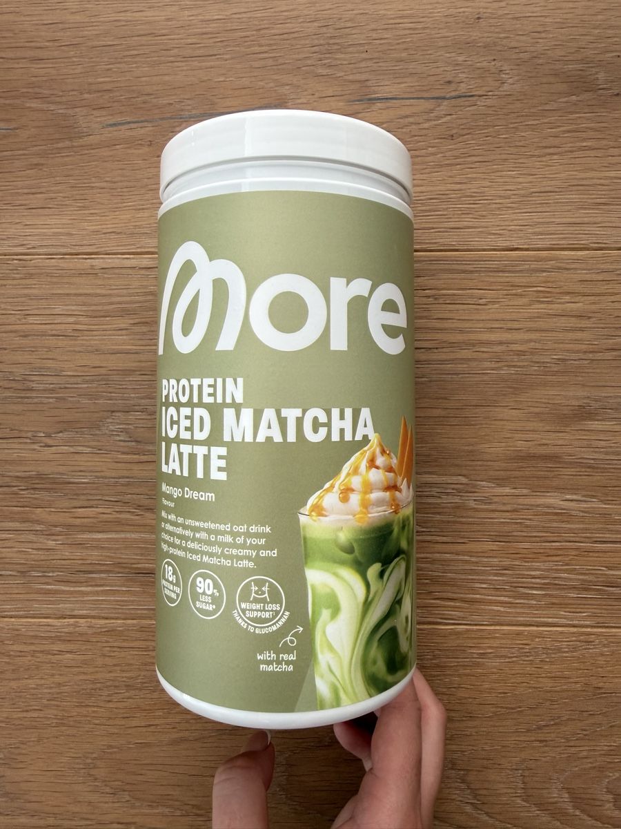 More Nutrition Cibi & Specialità: More Protein Iced Matcha Latte Mango Dream Pulver – Usato da Zofingen venduto da micv97