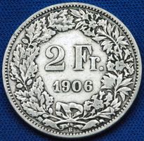 Silberner 2.- Jg. 1906, Rar
