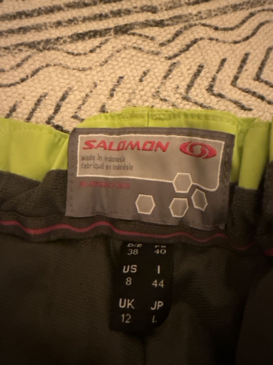 Salomon Pantaloni: Salomon Skihose Neon Gr. 38 – Usato da Grenchen venduto da elr_rwk7 1