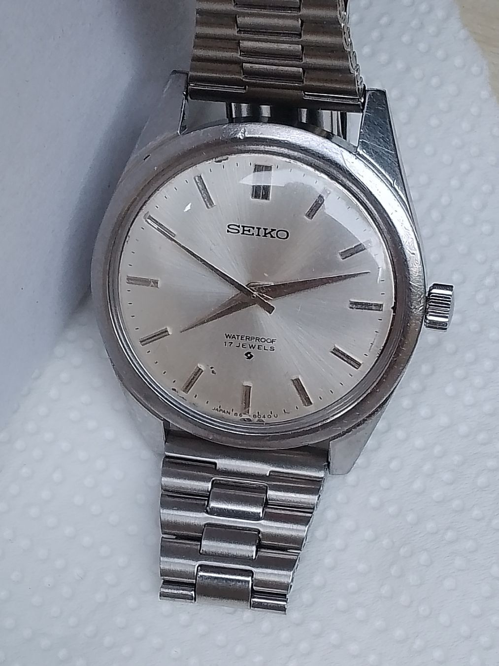 Seiko Uhren: Seiko 1969 handsufzug 35mm läuft – Gebraucht aus Agno von sam2608