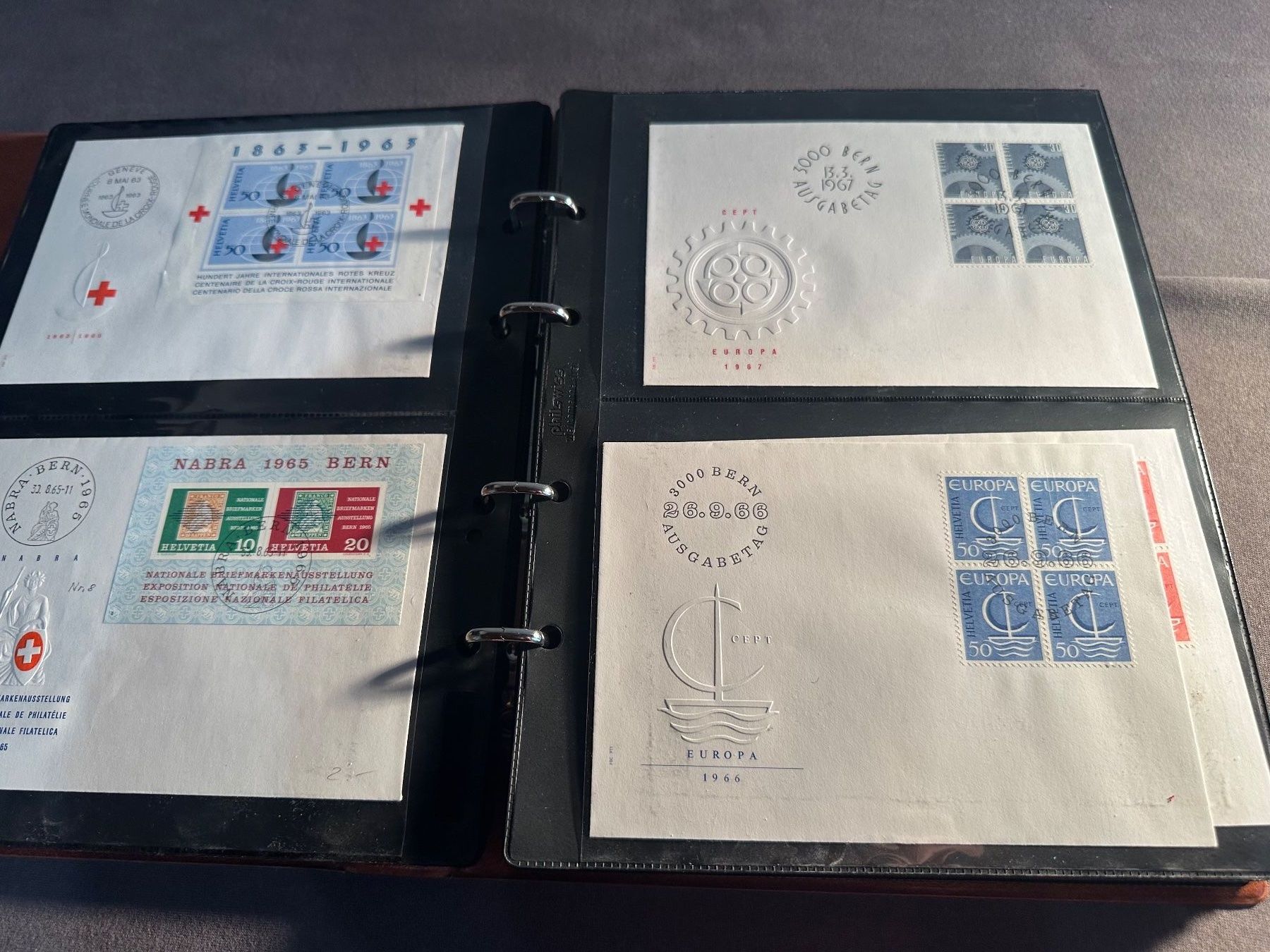 Tutti i francobolli: Album Schweiz Sammlung Briefe und FDC – Usato da Stettfurt venduto da 2442 4