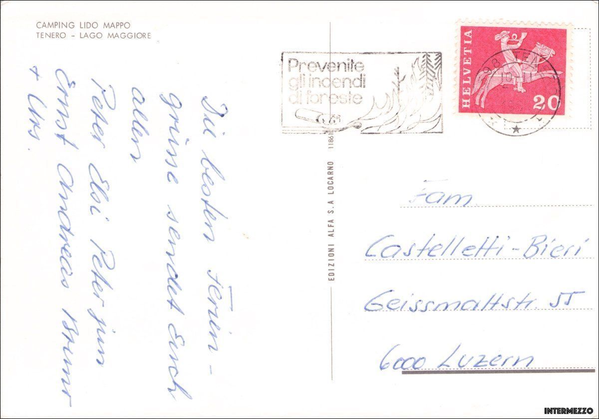 Cartes postales: Tenero // Camping Lido Mappo – D'occasion à Basel par intermezzo12 1
