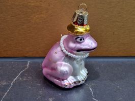 Froschprinzessin rosa Christbaum Anhänger