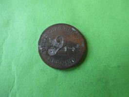 Dt. Reich 1875 C, 2 Pfennig