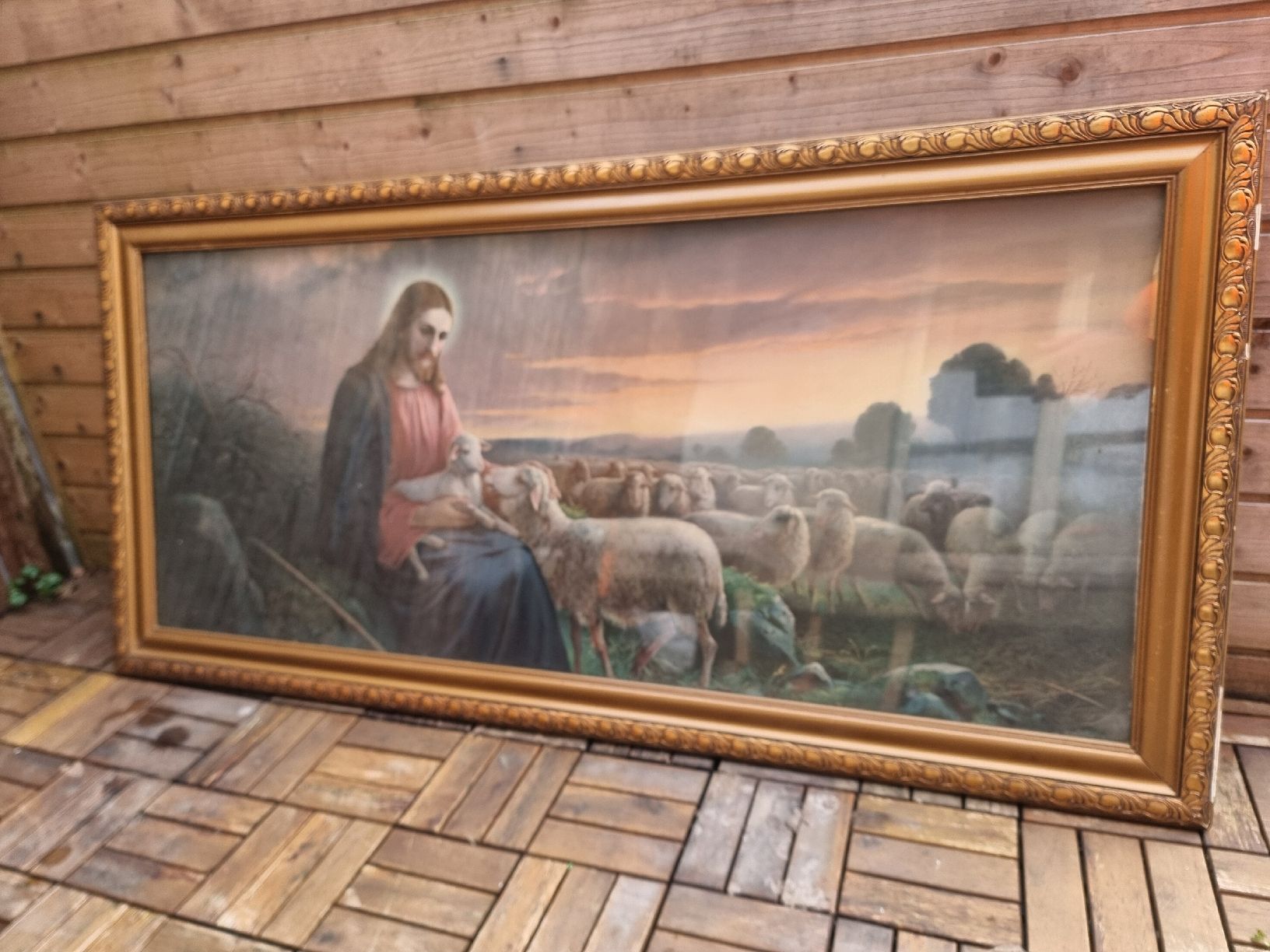 Foto & Immagini: Jesus Bild mit Goldrahmen – Usato da Worben venduto da Andrea0145