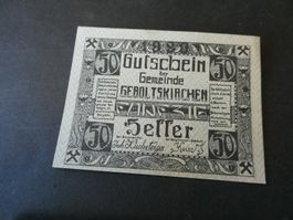 Oesterreich, Geboltskirchen  - Notgeldschein